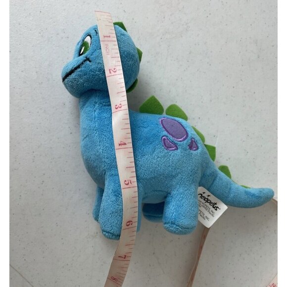 Neopets Chomby Plush Tyrannia 6" Dinosaur Stuffed Animal 2008 Blue Purple Green - Picture 8 of 9